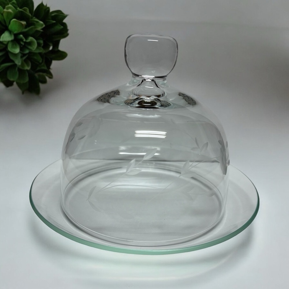 Princess House Heritage Cheese Ball Butter Dish